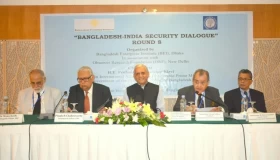 The 8th round of Bangladesh-India Security Dialogue held on 10-11 October 2017 at the Lakeshore Hotel, Dhaka