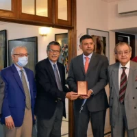 On 11 November 2020, BEI President Amb. Humayun Kabir welcomed the new Indian High Commissioner to Bangladesh, H.E. Mr. Vikram K. Doraiswami, to its office to discuss BEI’s work and bilateral