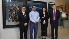 On 20 May 2018, French Defense Ministry officials visiting Dhaka, met with BEI Research Director, Mr. Faiz Sobhan at the BEI office, to discuss regional and international security issues