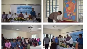 BEI organised a Madrassa-College Wallpaper Competition on the theme – Social Cooperation, Peace and Harmony for Preventing Violent Extremism in Molla Azad Memorial Government Degree College Auditorium, Atrai Upazila, Naogaon on 29 September 2018