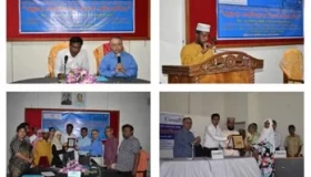 BEI organised a Madrassa-College Debate Competition on the theme – Social Cooperation, Peace and Harmony for Preventing Violent Extremism in Upazila Auditorium, Sadullapur Upazila, Gaibandha on 10 September 2018