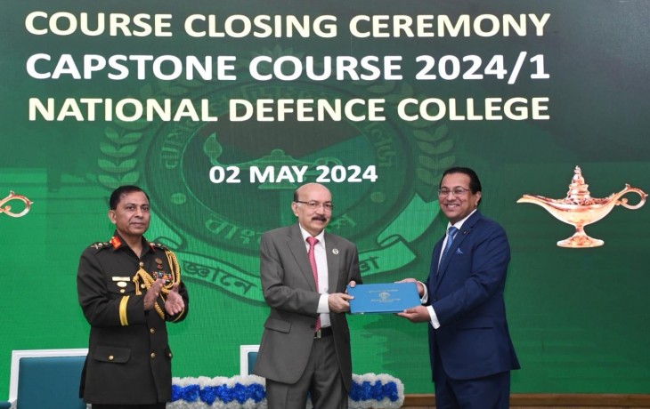 Faiz Sobhan, Senior Research Director, BEI, was selected by the National Defence College (NDC) for the prestigious Capstone Course