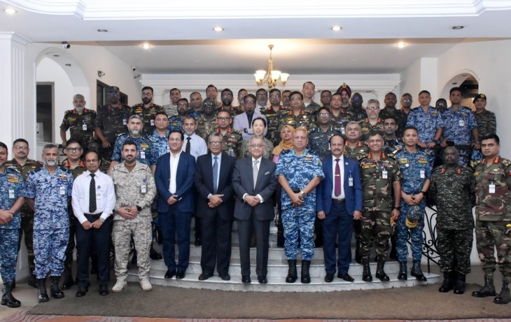 A delegation of over 75 senior military and civil officials from Bangladesh and over a dozen foreign nations, undertaking the 2026 course at the National Defence College, in Dhaka, made a study visit to BEI on 02 September
